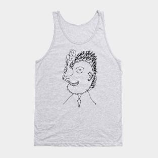 Smoking Mister (Black) Tank Top